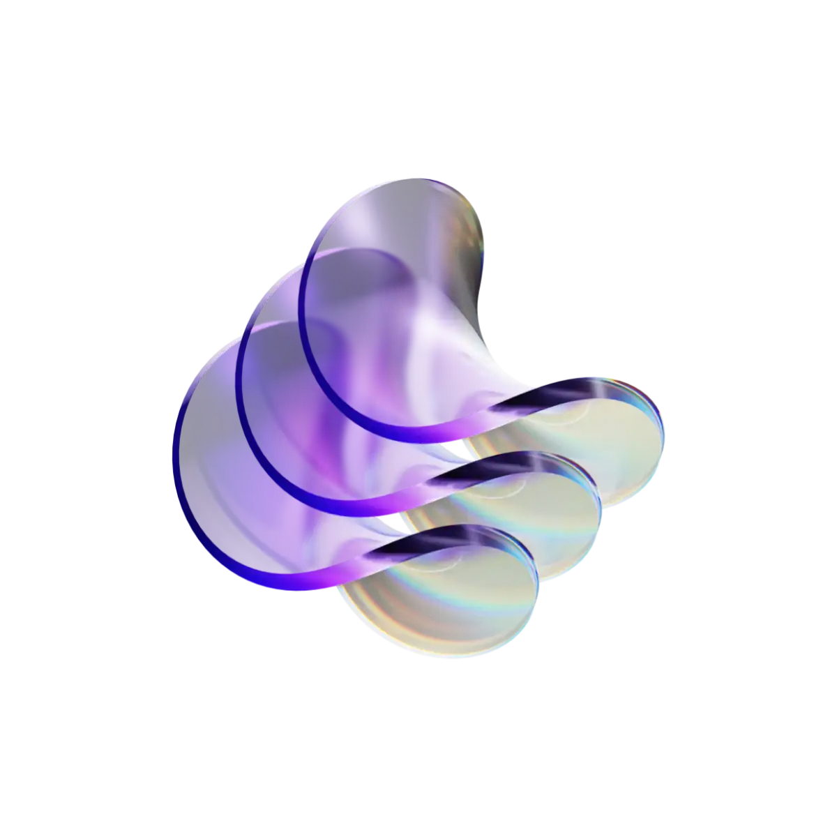 Green hilly landscape with many modern houses under blue sky.